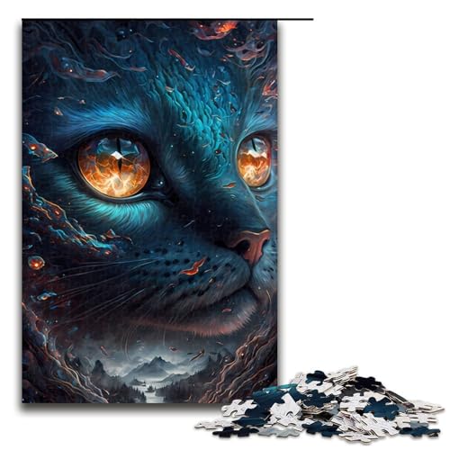 Puzzle für Erwachsene 1000 Teile Scottish Fold Cat Family Holzpuzzle Lernspiel Herausforderungsspielzeug 1000 PCS Puzzle für Erwachsene 1000 Teile Scottish Fold Cat Family Holzpuzzle Lernspiel Herausforderungsspielzeug 1000 PCS von mowenbingpeng