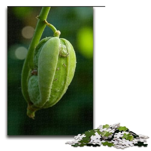 Puzzle für Erwachsene 1000 Teile Seidenraupe schlafende Maulbeerfamilie Holzpuzzle Lernspiel Herausforderungsspielzeug 1000 Teile (75 x 50 cm) von mowenbingpeng