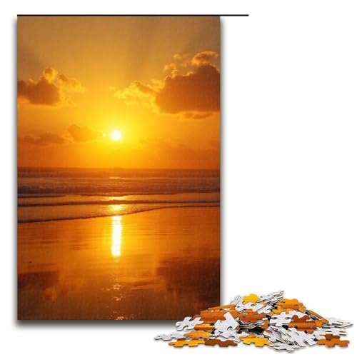 Puzzle für Erwachsene 1000 Teile Sonnenuntergangswolken Geburtstagsgeschenk für Teenager ab 14 Jahren 1000 Teile (75 x 50 cm) von mowenbingpeng
