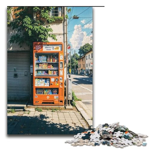 Puzzle für Erwachsene 1000 Teile Straßenverkaufsautomaten Puzzle Lernspiele für Zuhause DIY Spielzeug tolles Geschenk für Spiele 1000 Teile (38 x 26 cm) von mowenbingpeng