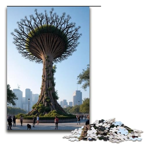 Puzzle für Erwachsene 1000 Teile Supertree-Puzzle Lernspiele für Zuhause DIY-Spielzeug tolles Geschenk für Spiele 1000 Teile (75 x 50 cm) von mowenbingpeng