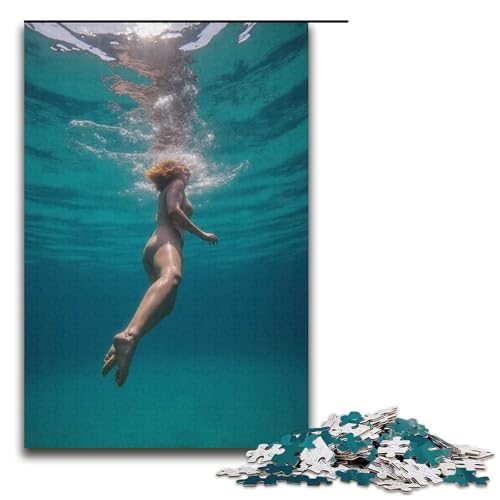 Puzzle für Erwachsene 1000 Teile Tauchpuzzle Spiele Spielzeug Geschenk geeignet für die Schreibtischdekoration 1000 Teile (38 x 26 cm) von mowenbingpeng