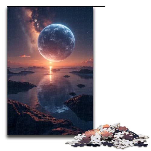 Puzzle für Erwachsene 1000 Teile The Vast Earth Family Holzpuzzle Lernspiel Herausforderungsspielzeug 1000 Teile (75 x 50 cm) von mowenbingpeng