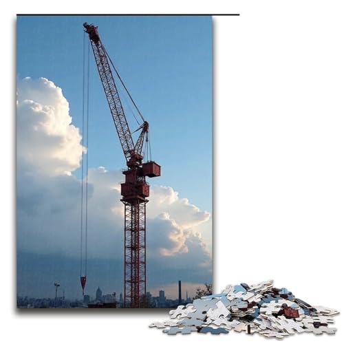 Puzzle für Erwachsene 1000 Teile Turmfamilie Holzpuzzle Lernspiel Herausforderungsspielzeug 1000 Teile (75 x 50 cm) von mowenbingpeng
