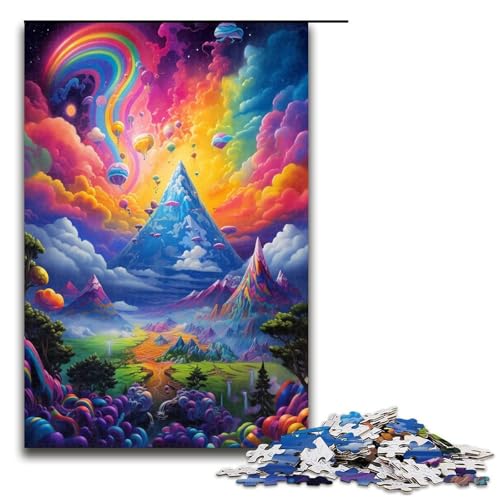 Puzzle für Erwachsene 1000 Teile Ultraviolet Realms Puzzlespiel lustiges Spielzeug 1000 Teile (75 x 50 cm) von mowenbingpeng