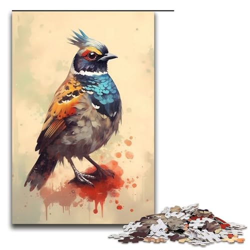 Puzzle für Erwachsene 1000 Teile Wachtelvögel Puzzle Spiel Spielzeug Lustige 1000 PCS von mowenbingpeng