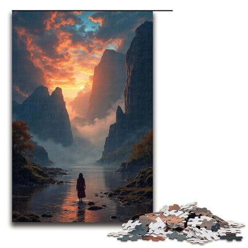 Puzzle für Erwachsene 1000 Teile Weite Puzzle für Erwachsene Holzpuzzle Familienspiele Weihnachts- und Geburtstagsgeschenke 1000 Teile (75 x 50 cm) von mowenbingpeng