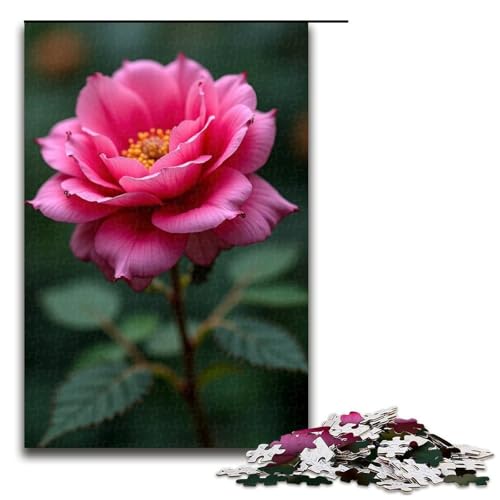 Puzzle für Erwachsene 1000 Teile Wildrose Puzzle Lernspiele für Zuhause DIY-Spielzeug tolles Geschenk für Spiele 1000 Teile (75 x 50 cm) von mowenbingpeng