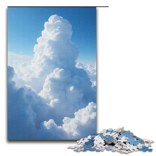 Puzzle für Erwachsene 1000 Teile Wolkenfluss-Puzzle Geburtstagsgeschenk für Teenager ab 14 Jahren 1000 Teile (38 x 26 cm) von mowenbingpeng