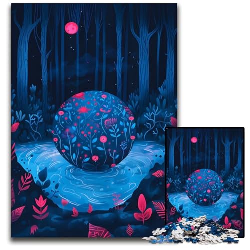 Puzzle für Erwachsene 1000 Teile WunderlandWälder Puzzles für Erwachsene Familienspielabend Spaß DIY dekorative Kunstwerke 1000 Teile (75 x 50 cm) von mowenbingpeng