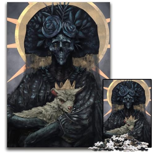 Puzzle für Erwachsene 1000 Teile Zeichne Mir EIN Schaf Puzzle für Erwachsene Lernspielzeug für Teenager HeimbüroDekor 1000 Teile (75 x 50 cm) von mowenbingpeng