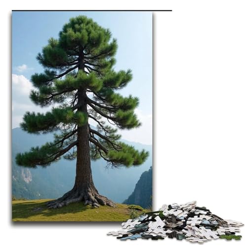 Puzzle für Erwachsene 1000 Teile altes Kiefernholz-Puzzle für Kinder Lernspiel 1000 Teile (75 x 50 cm) von mowenbingpeng