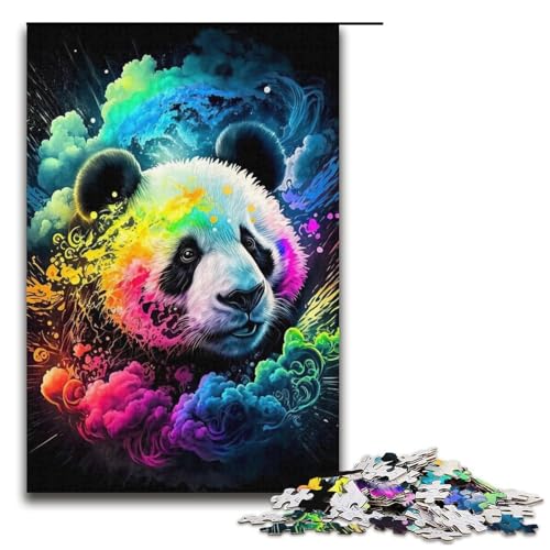 Puzzle für Erwachsene 1000 Teile buntes Bären-Puzzle Geburtstagsgeschenk für Teenager ab 14 Jahren 1000 Teile (38 x 26 cm) von mowenbingpeng