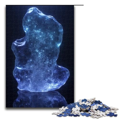 Puzzle für Erwachsene 1000 Teile farbige Kristalle Puzzle Lernspiele für Zuhause DIY-Spielzeug tolles Geschenk für Spiele 1000 Teile (75 x 50 cm) von mowenbingpeng