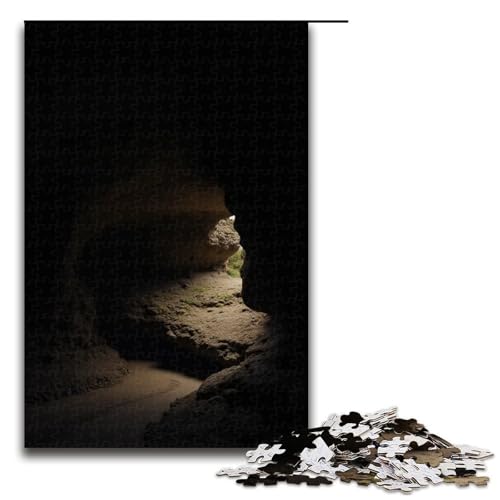 Puzzle für Erwachsene 1000 Teile kleines Höhlen-Puzzle jedes Teil ist einzigartig – anspruchsvolles Familienspiel 1000 Teile (75 x 50 cm) von mowenbingpeng