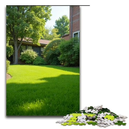 Puzzle für Erwachsene 1000 Teile kleines Rasen-Puzzle Spielspielzeug lustig 1000 Teile (75 x 50 cm) von mowenbingpeng