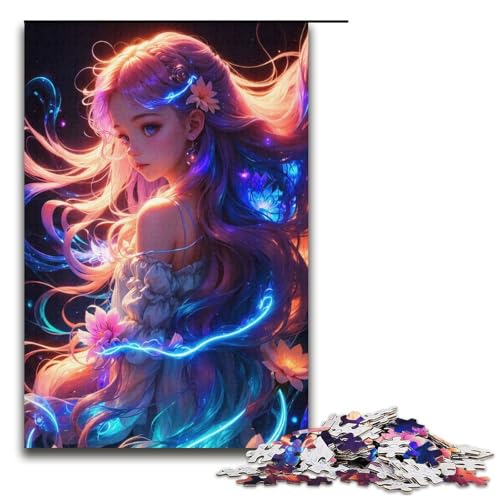 Puzzle für Erwachsene 1000 Teile kosmische Hexe Heimdekoration Puzzle-Spielzeug Geschenk für die ganze Familie 1000 Teile (38 x 26 cm) von mowenbingpeng