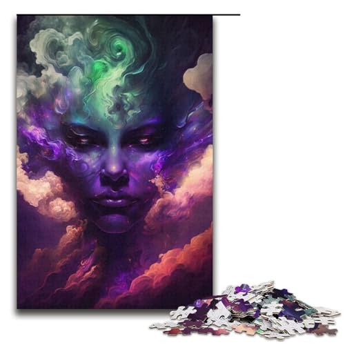 Puzzle für Erwachsene 1000 Teile kosmische Wesenheiten Lernspiele für Zuhause DIY-Spielzeug tolles Geschenk für Spiele 1000 Teile (38 x 26 cm) von mowenbingpeng