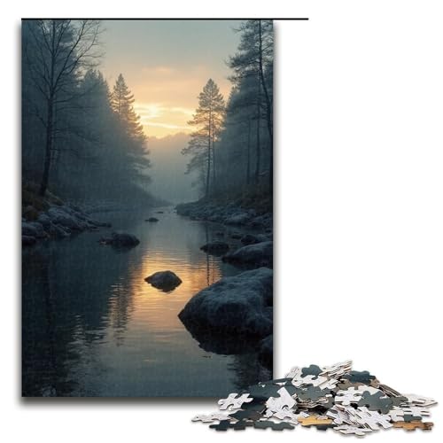 Puzzle für Erwachsene 1000 Teile leises und ferngesteuertes Puzzle Holzpuzzle Lernspiel Herausforderungsspielzeug 1000 Teile (75 x 50 cm) von mowenbingpeng