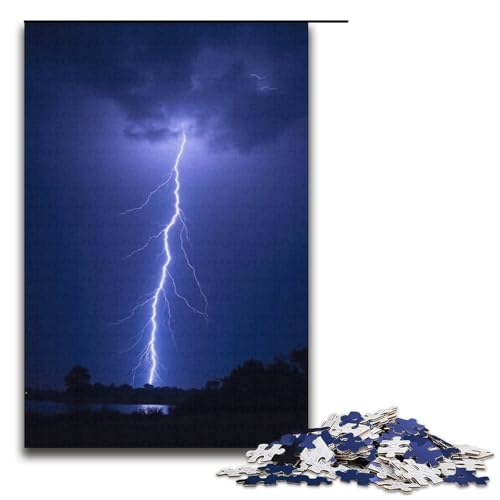 Puzzle für Erwachsene Aufgehende Sonne 1000-teiliges Holzpuzzle für Kinder ab 12 Jahren Heimdekoration 1000 Teile (38 x 26 cm) von mowenbingpeng