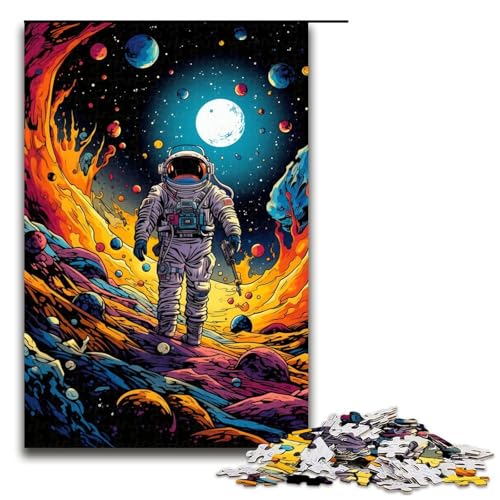 Puzzle für Erwachsene Begegnung mit Wundern 1000-teiliges Holzpuzzle für Kinder ab 12 Jahren Lernspielzeug 1000 Teile (75 x 50 cm) von mowenbingpeng