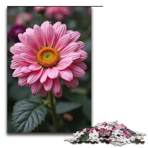 Puzzle für Erwachsene Chrysanthemum Pride 1000 Teile Holzpuzzle für Kinder ab 12 Jahren anspruchsvolles Spiel 1000 Teile (38 x 26 cm) von mowenbingpeng