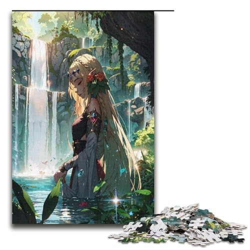 Puzzle für Erwachsene Die Prinzessin 1000 Teile Holzpuzzle für Erwachsene und Kinder ab 12 Jahren 1000 Teile (38 x 26 cm) von mowenbingpeng