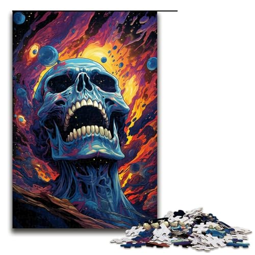 Puzzle für Erwachsene Farbmonster 1000 Teile tolles Geschenk geeignet für Teenager ab 14 Jahren 1000 Teile (75 x 50 cm) von mowenbingpeng