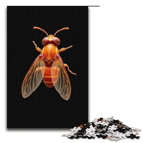 Puzzle für Erwachsene Firefly 1000 Teile Holzpuzzle für Erwachsene und Kinder ab 12 Jahren 1000 Teile (38 x 26 cm) von mowenbingpeng
