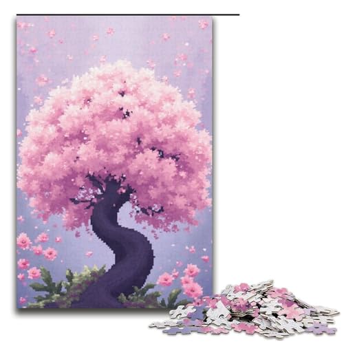 Puzzle für Erwachsene Frühlingsblumen blühen 1000 Teile Holzpuzzle für Kinder ab 12 Jahren Heimdekoration 1000 Teile (38 x 26 cm) von mowenbingpeng