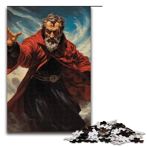 Puzzle für Erwachsene Kultführer 1000 Teile tolles Geschenk geeignet für Teenager ab 14 Jahren 1000 Teile (75 x 50 cm) von mowenbingpeng