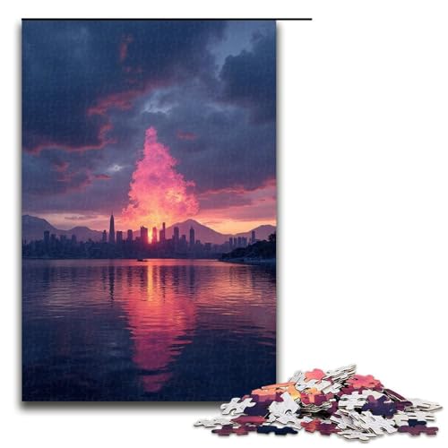 Puzzle für Erwachsene Mirage 1000-teiliges Holzpuzzle für Familienspiele 1000 PCS (75 x 50 cm) von mowenbingpeng