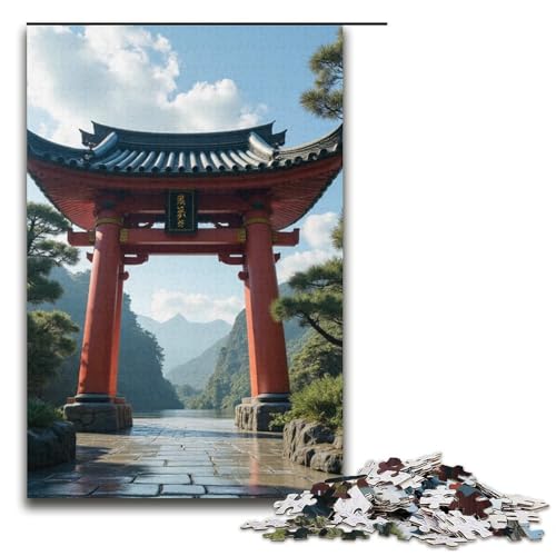 Puzzle für Erwachsene Nantianmen 1000 Teile Holzpuzzle für Kinder ab 12 Jahren anspruchsvolles Spiel 1000 Teile (38 x 26 cm) von mowenbingpeng