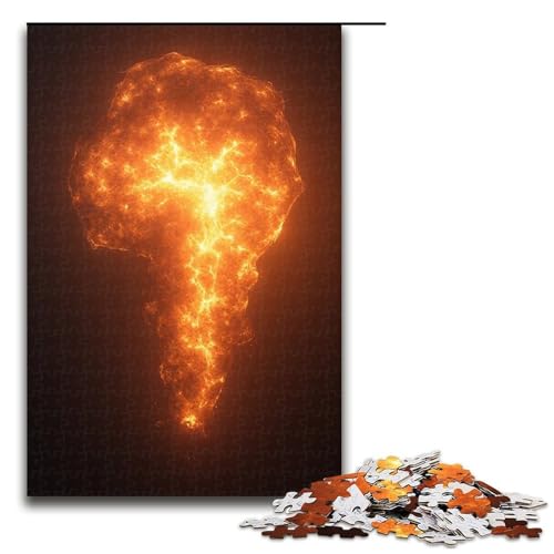 Puzzle für Erwachsene Radiant 1000 Teile tolles Geschenk geeignet für Teenager ab 14 Jahren 1000 Teile (75 x 50 cm) von mowenbingpeng