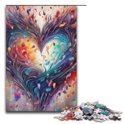 Puzzle für Erwachsene Regenbogen-Fußball 1000 Teile tolles Geschenk geeignet für Teenager ab 14 Jahren 1000 Teile (38 x 26 cm) von mowenbingpeng