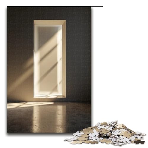 Puzzle für Erwachsene Schatten 1000 Teile Holzpuzzle für Erwachsene und Kinder ab 12 Jahren 1000 Teile (75 x 50 cm) von mowenbingpeng