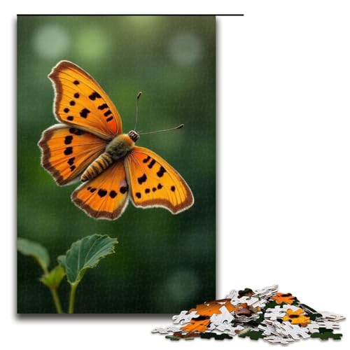 Puzzle für Erwachsene flatternder Schmetterling 1000 Teile Holzpuzzle für Erwachsene und Kinder ab 12 Jahren Lernspielzeug 1000 Teile (75 x 50 cm) von mowenbingpeng