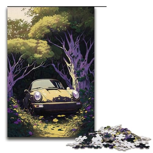 Puzzle für Erwachsene im japanischen Stil 1000 teiliges Holzpuzzle für Familienspiele 1000 Teile (38 x 26 cm) von mowenbingpeng