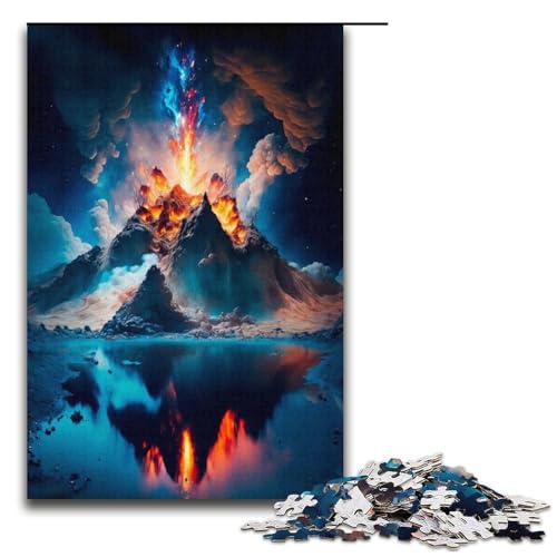 Puzzle für Erwachsene kosmischer Ausbruch 1000-teiliges Papierpuzzle für Kinder ab 12 Jahren Heimdekoration 1000 Teile (38 x 26 cm) von mowenbingpeng