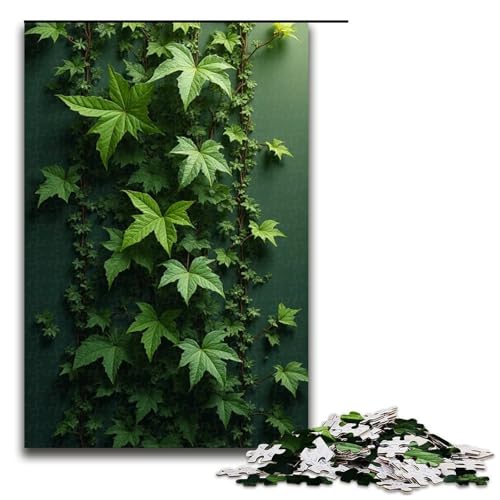 Puzzle für Erwachsene mit 1000 Teilen Reben verflechten Sich lustiges Familienpuzzle mit passendem Poster und Quizblatt 1000 Teile (75 x 50 cm) von mowenbingpeng
