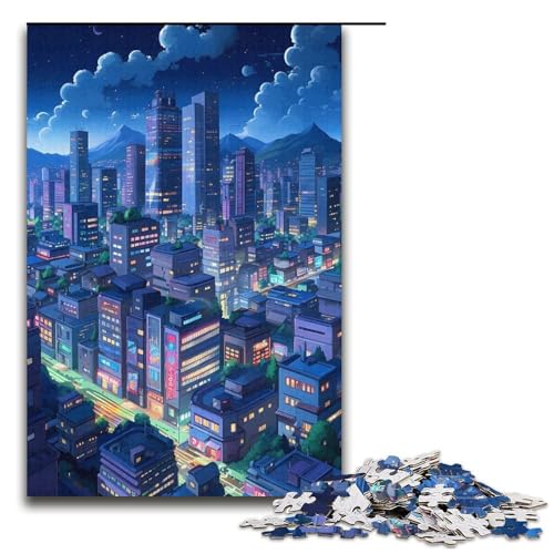Puzzle für Erwachsene wunderbare Welt 1000 Teile Holzpuzzle für Kinder ab 12 Jahren anspruchsvolles Spiel 1000 Teile (38 x 26 cm) von mowenbingpeng