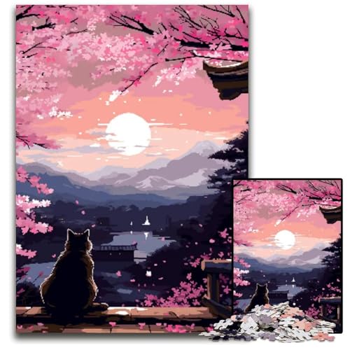 Puzzle mit 1000 Teilen Puzzle für Erwachsene anspruchsvolles Denkspiel für Teenager Spaß für den Familienspielabend 1000 Teile (75 x 50 cm) von mowenbingpeng