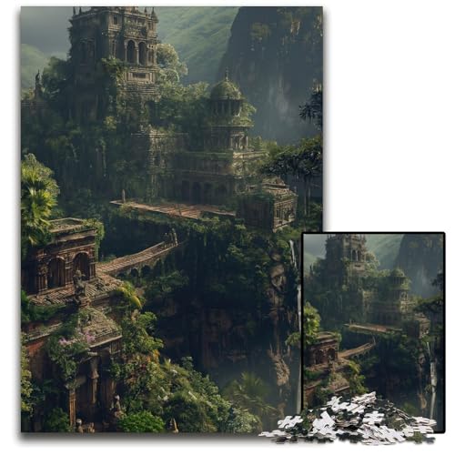 Puzzle mit 1000 Teilen für Erwachsene Geister der Vergangenheit Puzzle Denkspiel für Teenager Familieninteraktion 1000 Teile (75 x 50 cm) von mowenbingpeng