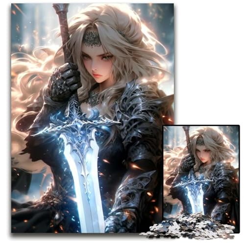 Puzzle mit 1000 Teilen für Erwachsene WalküreRomanze Holzpuzzle Denkspiel für Teenager 1000 Teile (75 x 50 cm) von mowenbingpeng