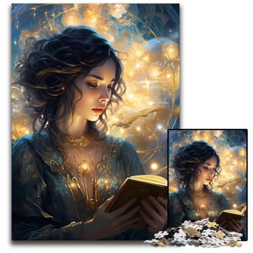 Puzzle mit 1000 Teilen für Erwachsene kosmische Zauberin Puzzle Denkspiel für Teenager Familieninteraktion 1000 Teile (38 x 26 cm) von mowenbingpeng