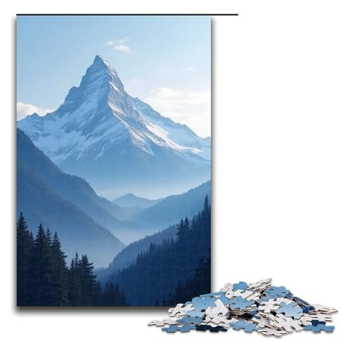 Puzzles 1000 Teile für Erwachsene Puzzles für Erwachsene 1000 Teile Puzzle Lernspiele - Berge über Berge von mowenbingpeng
