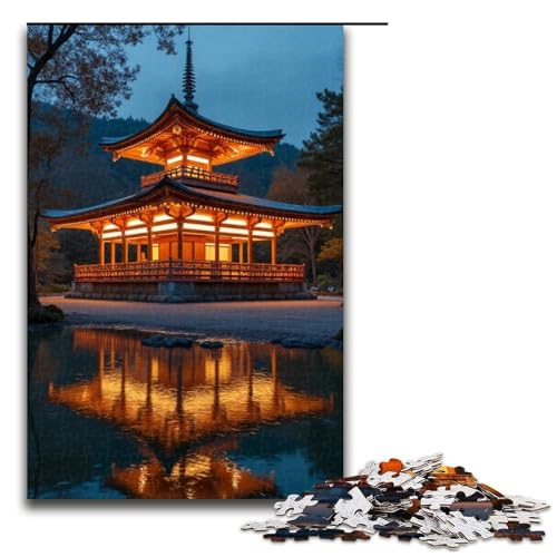 Puzzles 1000 Teile für Erwachsene Puzzles für Erwachsene 1000 Teile Puzzle Lernspiele-Pavillons von mowenbingpeng
