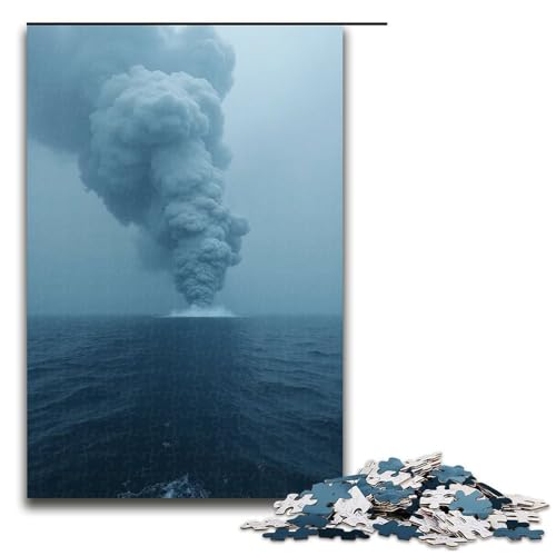 Puzzles 1000 Teile für Erwachsene Puzzles für Erwachsene 1000-Teile-Puzzle Lernspiele - Riesiges Meer aus Rauch von mowenbingpeng
