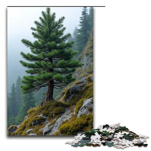 Puzzles 1000 Teile für Erwachsene Puzzles für Erwachsene 1000-teiliges Puzzle Lernspiele-Alte Kiefer von mowenbingpeng