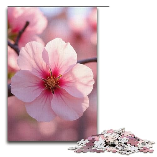 Puzzles 1000 Teile für Erwachsene Puzzles für Erwachsene 1000-teiliges Puzzle Lernspiele-Pfirsichblüte von mowenbingpeng